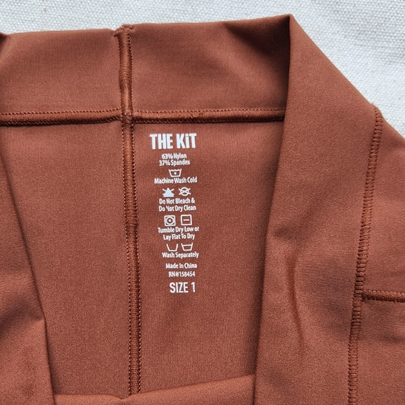 The Kit Undergarments High Waist Briefs Shorts Underwear Slips Brown size 1 NWOT - Picture 5 of 6